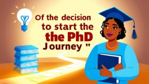 Read more about the article Of the Decision to Start the PhD Journey